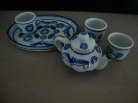 Miniatuur theeserviesje - Chinees - VERKOCHT