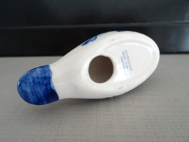 Beeldje eend - Delfts blauw - handpainted -  VERKOCHT