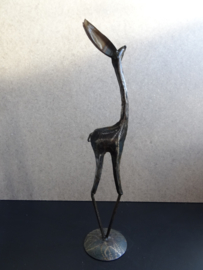 Metalen hert - vintage - VERKOCHT