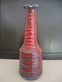Aardewerk - keramiek - kan - rood - VERKOCHT
