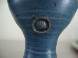 Keramiek aardewerk set - blauw - VERKOCHT