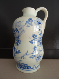 Delfts blauw kruikje - De zwarte kip anno 1857 - VERKOCHT