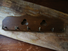 Houten sleutelrekje - VERKOCHT