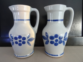 Vintage kruikjes - blauw - VERKOCHT