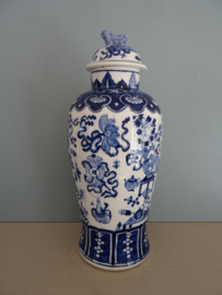 Dekselpot - Delfts aardewerk - Delfts blauw - VERKOCHT