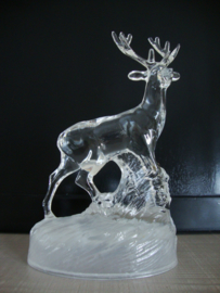 Beeld glas hert - VERKOCHT