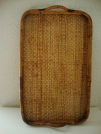 Rotan dienblad - VERKOCHT
