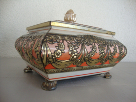 Trommel oranje/goud - VERKOCHT