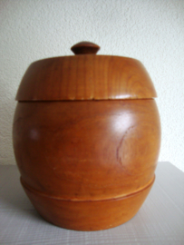 Houten tabakspot - VERKOCHT