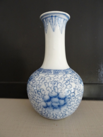 Chinees vaasje - blauw/wit - VERKOCHT