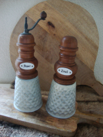 Peper en zout stel decoratie - VERKOCHT