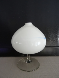 Glazen set - blauw/wit - VERKOCHT