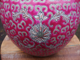 Grote gemberpot - roze - VERKOCHT