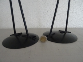 Set grote metalen vogels - kraanvogels - vintage - VERKOCHT