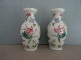 Vaasjes Chinees - bloemen -  VERKOCHT