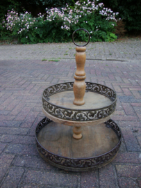 Houten etagere - VERKOCHT