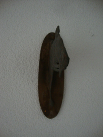 Oude muur decoratie paard - VERKOCHT