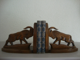 Vintage boekensteunen steenbok - VERKOCHT