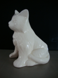 Vintage bloempotje poes - kat - VERKOCHT