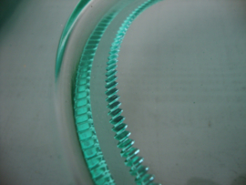 Vintage glazen schaaltjes - bonbonschaaltjes - groen glas - VERKOCHT