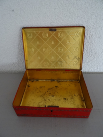 Trommel - blik - rood - VERKOCHT