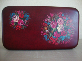 Oude trommel - bloemen - VERKOCHT