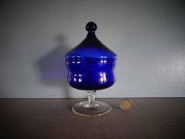 Bonbonniere - blauw glas