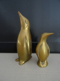 Koperen of messing beeldje Pinguin - vintage - VERKOCHT