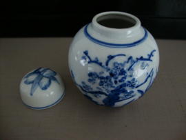 Gemberpotje blauw wit - VERKOCHT