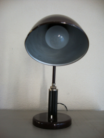 Vintage metalen lamp - bureaulamp - VERKOCHT