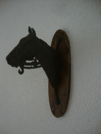 Oude muur decoratie paard - VERKOCHT