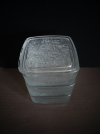 Set schaaltjes - glas - Scandinavisch - stapelbaar - vintage