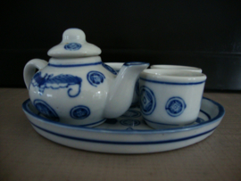 Miniatuur theeserviesje - Chinees - VERKOCHT