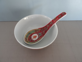 Chinese rijstkom - roze - VERKOCHT