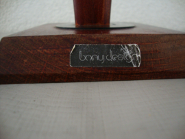 Lampvoet hout - vintage - VERKOCHT
