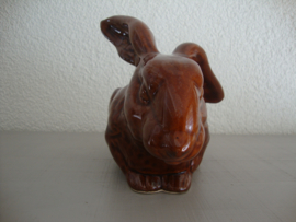 Vintage bloempot konijn - VERKOCHT