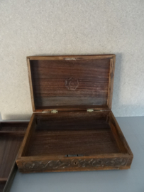Houten kistje - VERKOCHT