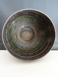 Vintage bloempot - koper of messing - VERKOCHT