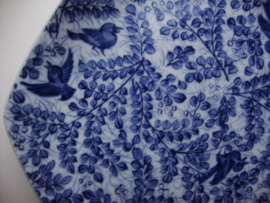 Japans bord blauw/wit zeshoekig - VERKOCHT
