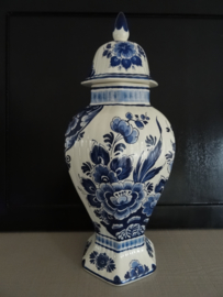 Delfts blauwe dekselpot - VERKOCHT