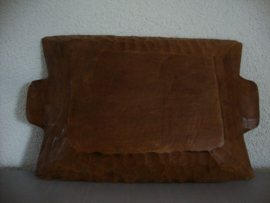 Houten dienblad - Fries kerfsnijwerk - VERKOCHT