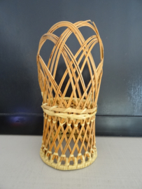 Rotan stoeltje - miniatuur - vintage - VERKOCHT