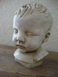 Kinderkopje - beeld buste baby - VERKOCHT