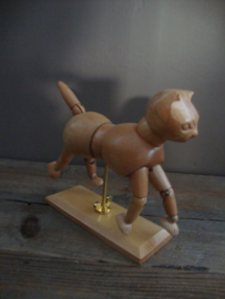 Tekenmodel poes kat - hout - VERKOCHT