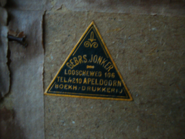 Oude prent Bijbel met kaars - VERKOCHT