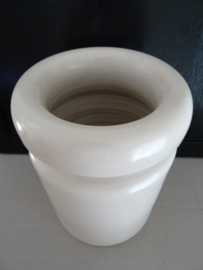 Vaas - keramiek - creme - vintage - brocante - VERKOCHT