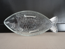 Vintage schaaltje - vis - glas - VERKOCHT