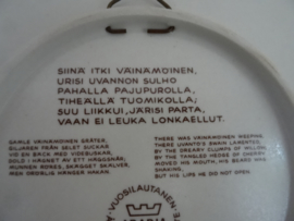 Wandbord - Arabia Finland - Design - Raija Uosikkinen - VERKOCHT