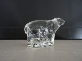 Beeldje ijsbeer - glas - VERKOCHT