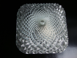 Vintage plafonniere - glas - VERKOCHT